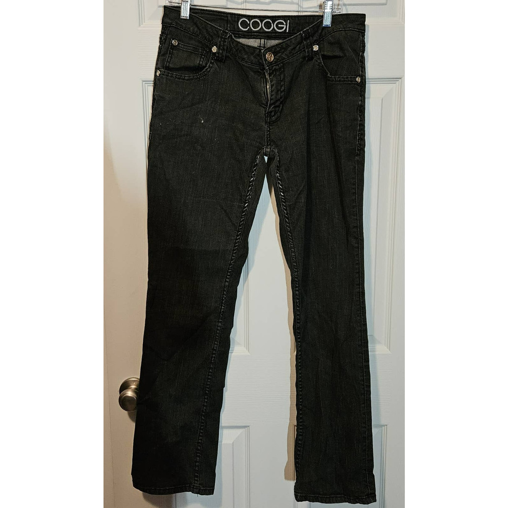 Coogi black rhinestone denim Size 13/14‎